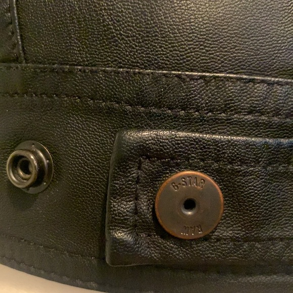 G-STAR RAW Men’s Leather Jacket - Picture 11 of 16